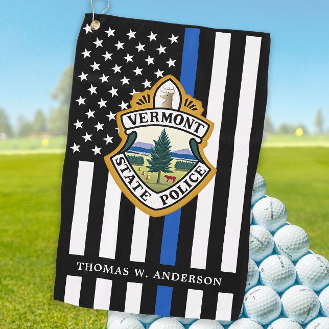 Police Department Custom Logo Law Enforcement Golf Towel (Creator Uploaded)