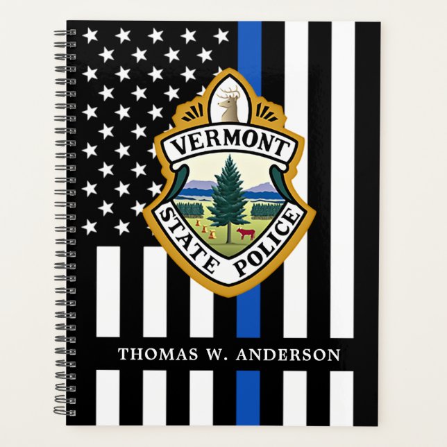 Police Department Custom Logo Law Enforcement  Planner (Front)