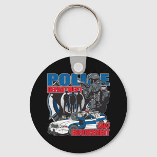 Police Department Key Ring