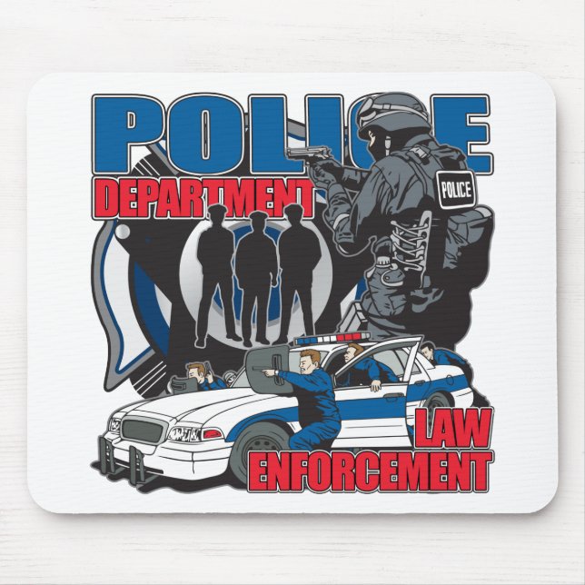 Police Department Mouse Mat (Front)