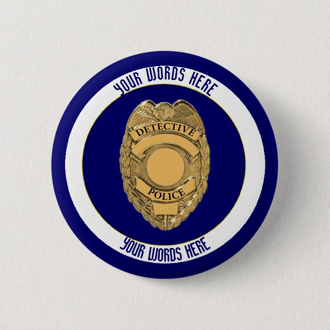 Police Detective Badge Custom (Front)