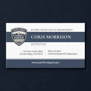 Police Detective Professional Business Card