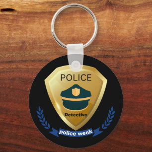 Police detectives ,national police week 2023 key ring