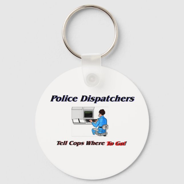 Police Dispatchers Key Ring (Front)