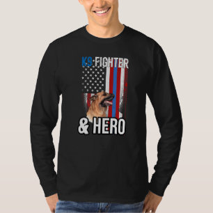 Police Dog Mother Shepherd Dog Cute Mother 4 T-Shirt