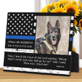 K9 store memorial plaque