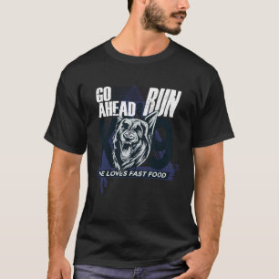Police Dogs German Shepherd Quote K9 Officer T-Shirt