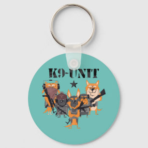 Police Dogs K9 Unit Key Ring