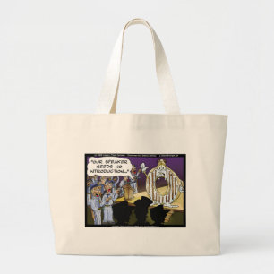 Police & Doughnuts Funny Cards Tees Mugs & Gifts Large Tote Bag