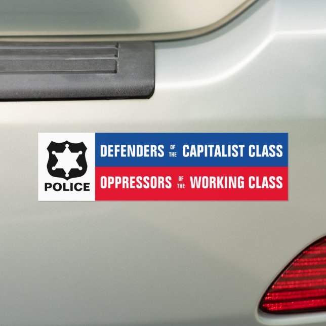 Police Duties Bumper Sticker (On Car)