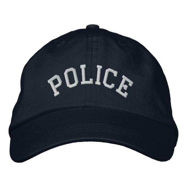POLICE EMBROIDERED HAT (Front)