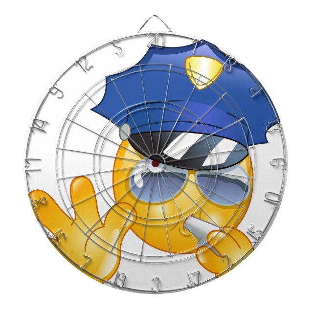 police emoji dartboard (Front)