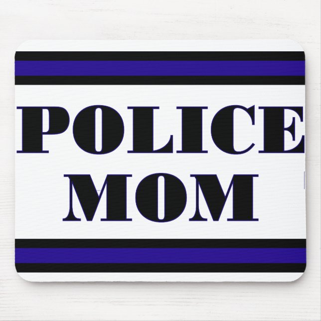 Police Family Mouse Mat (Front)