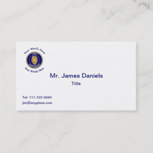 Police First Responder's Business Card