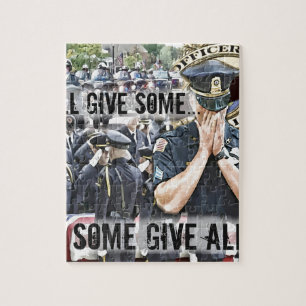 police funeral heros jigsaw puzzle