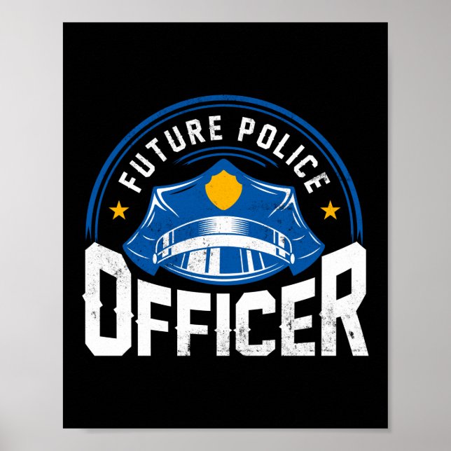 Police Future Police Officer Poster (Front)