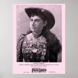 Police Gazette poster Oakley