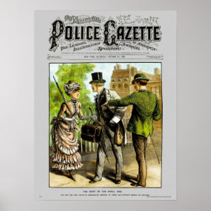 Police Gazette poster Pickpocket