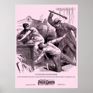 Police Gazette poster Stepmother