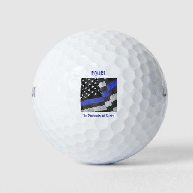 Police Golf Balls (Front)