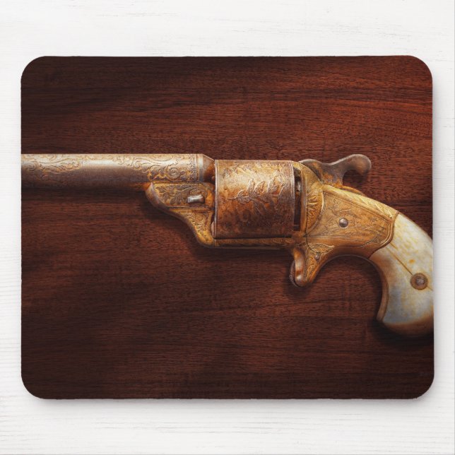 Police - Gun - Mr Fancy Pants Mouse Mat (Front)