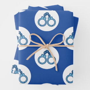 Police Handcuffs Gift Wrapping Paper
