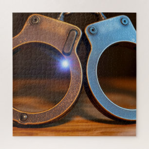 Police handcuffs jigsaw puzzle