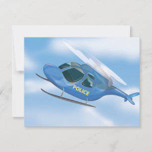 Police Helicopter Invitation
