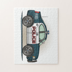 Police Interceptor Car Cop Car Jigsaw Puzzle