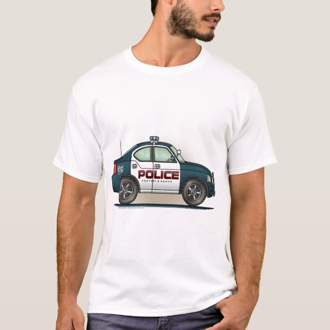 Police Interceptor Car Cop Car Mens Tank Top (Front)