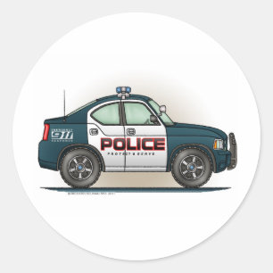 Police Interceptor Car Cop Car Sticker