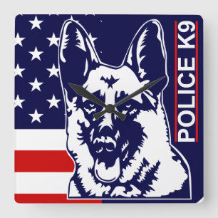 Police K9 Clock