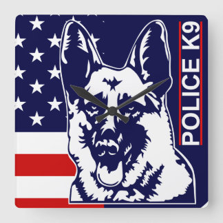 Police K9 Clock