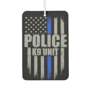Police K9 Unit Car Air Freshener