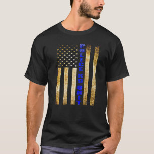 Police K9 Unit Officer Policeman German Shepherd H T-Shirt