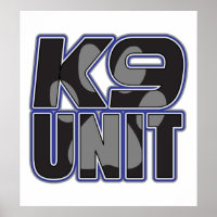 Police K9 Unit Paw Print