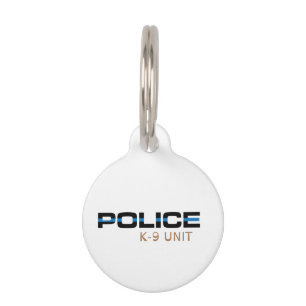 Police K9 Unit Pet Tag