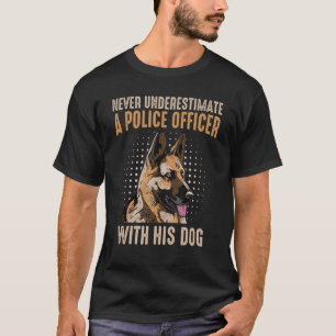 Police K 9 Unit Dog German Shepherd 1 T-Shirt