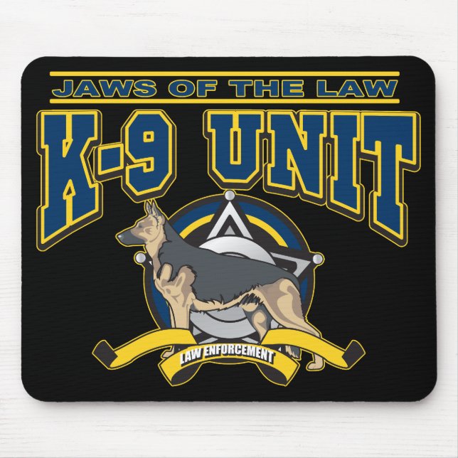 Police K-9 Unit Mouse Mat (Front)