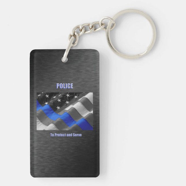 Police Key Ring (Back)