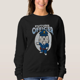 Police Kid Dog Design for a Future Police Officer Sweatshirt
