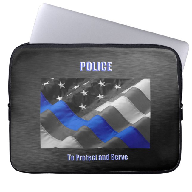 Police Laptop Sleeve (Front)
