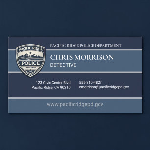 Police Law Enforcement Business Card