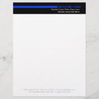 Police Law Enforcement Modern Thin Blue Line