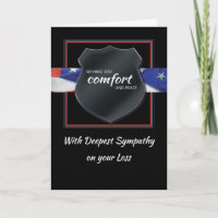 Police Law Enforcement Sympathy Black Badge