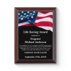 Police Life Saving Department Custom American Flag