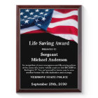 Police Life Saving Department Custom American Flag