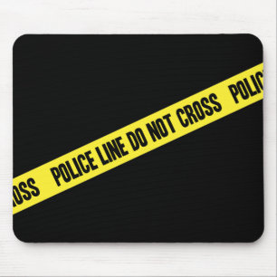 Police Line DO NOT CROSS Mouse Mat