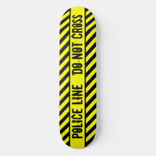 police line - do not cross skateboard