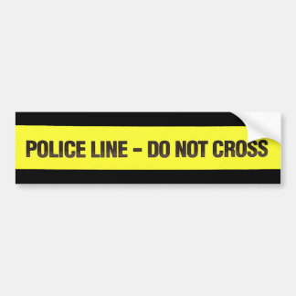 Police Line Do Not Cross sticker